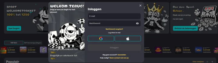 inkybet casino inloggen